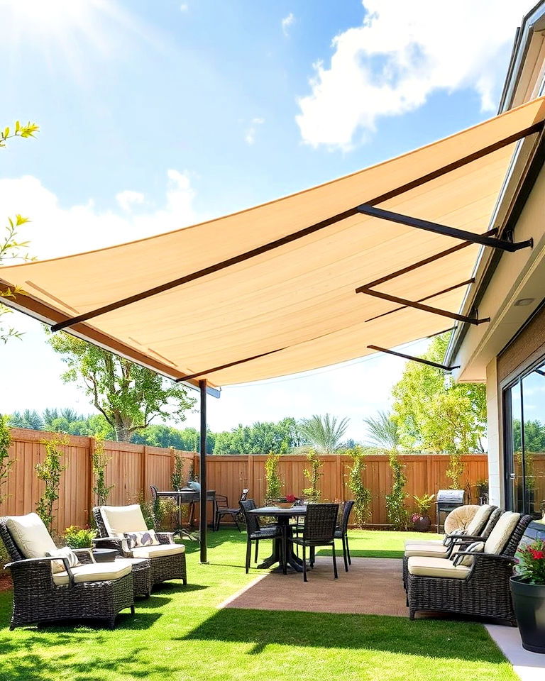 easy to move shade canopy - 40 Shade Ideas