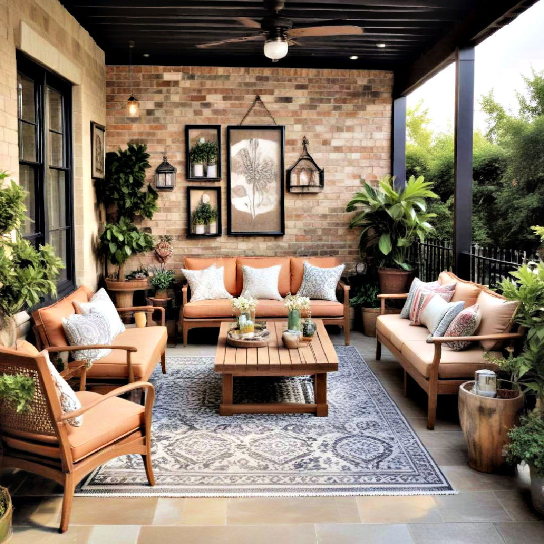 eclectic mix for enclosed patio - 25 Enclosed Patio Ideas