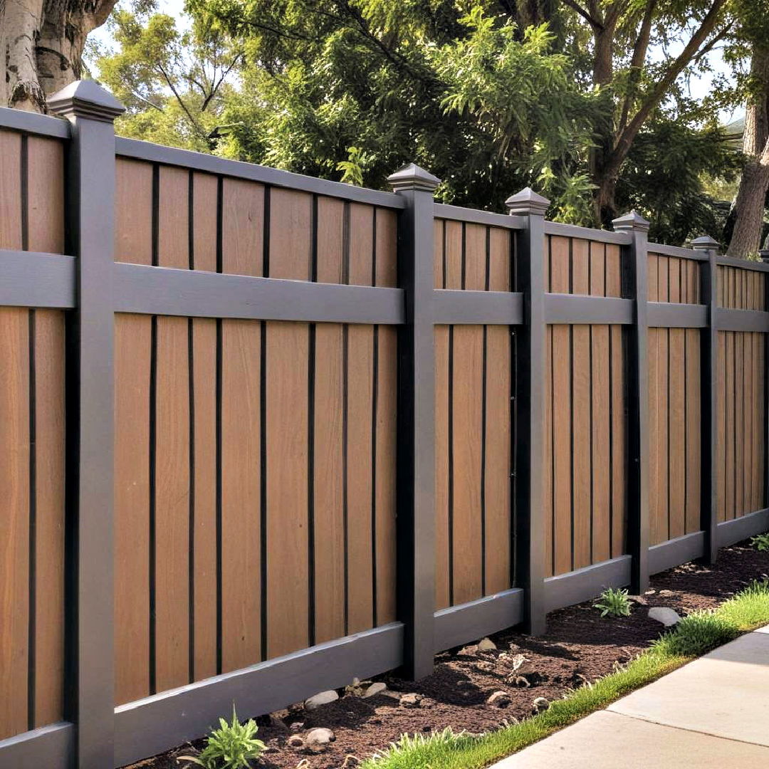 eco conscious trex composite fence - 25 Decorative Fence Ideas
