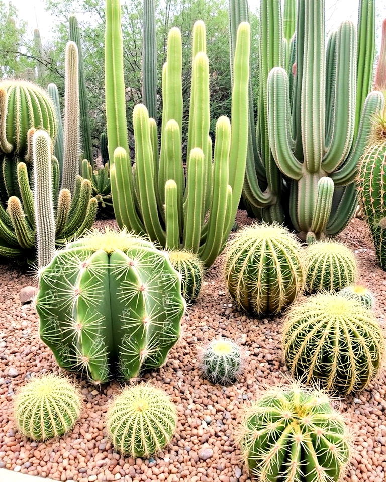 eco friendly cacti variety - 20 Southwest Landscaping Ideas for Front Yard