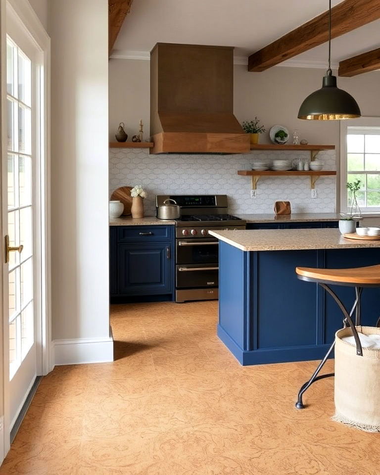 eco friendly cork flooring - 40 Farmhouse Flooring Ideas