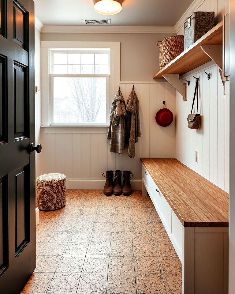 eco friendly cork flooring for mudroom - 15 Mudroom Floor Ideas