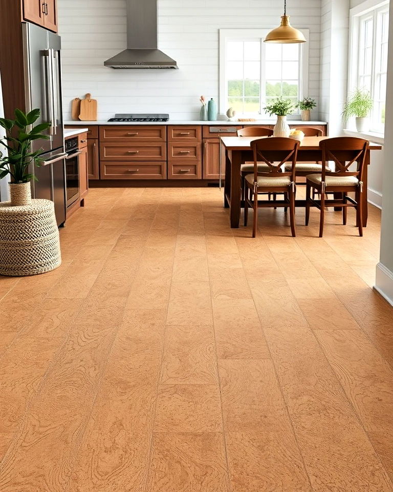 eco friendly cork laminate flooring - 40 Farmhouse Flooring Ideas