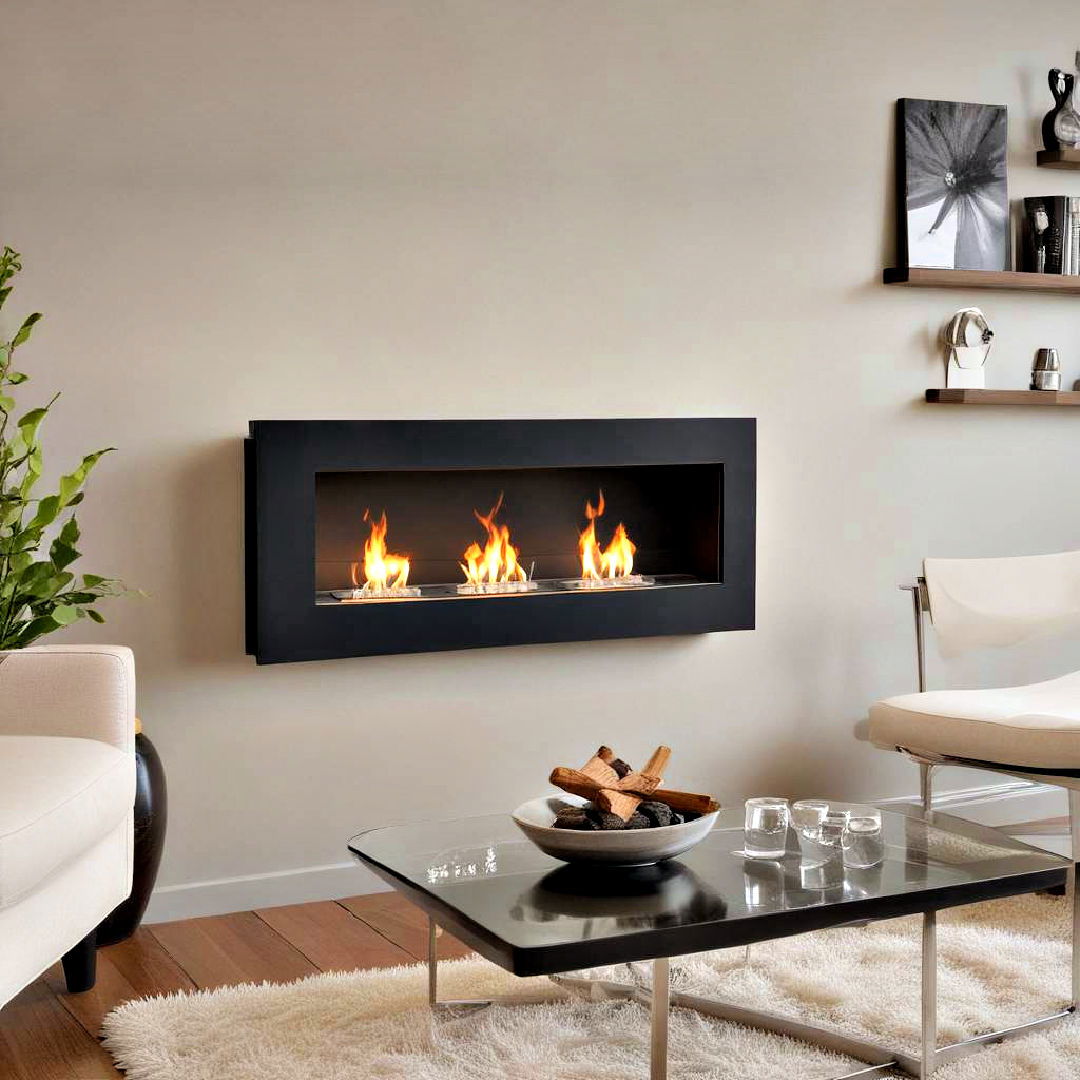 eco friendly ethanol fuel fireplace - 40 Modern Fireplace Ideas