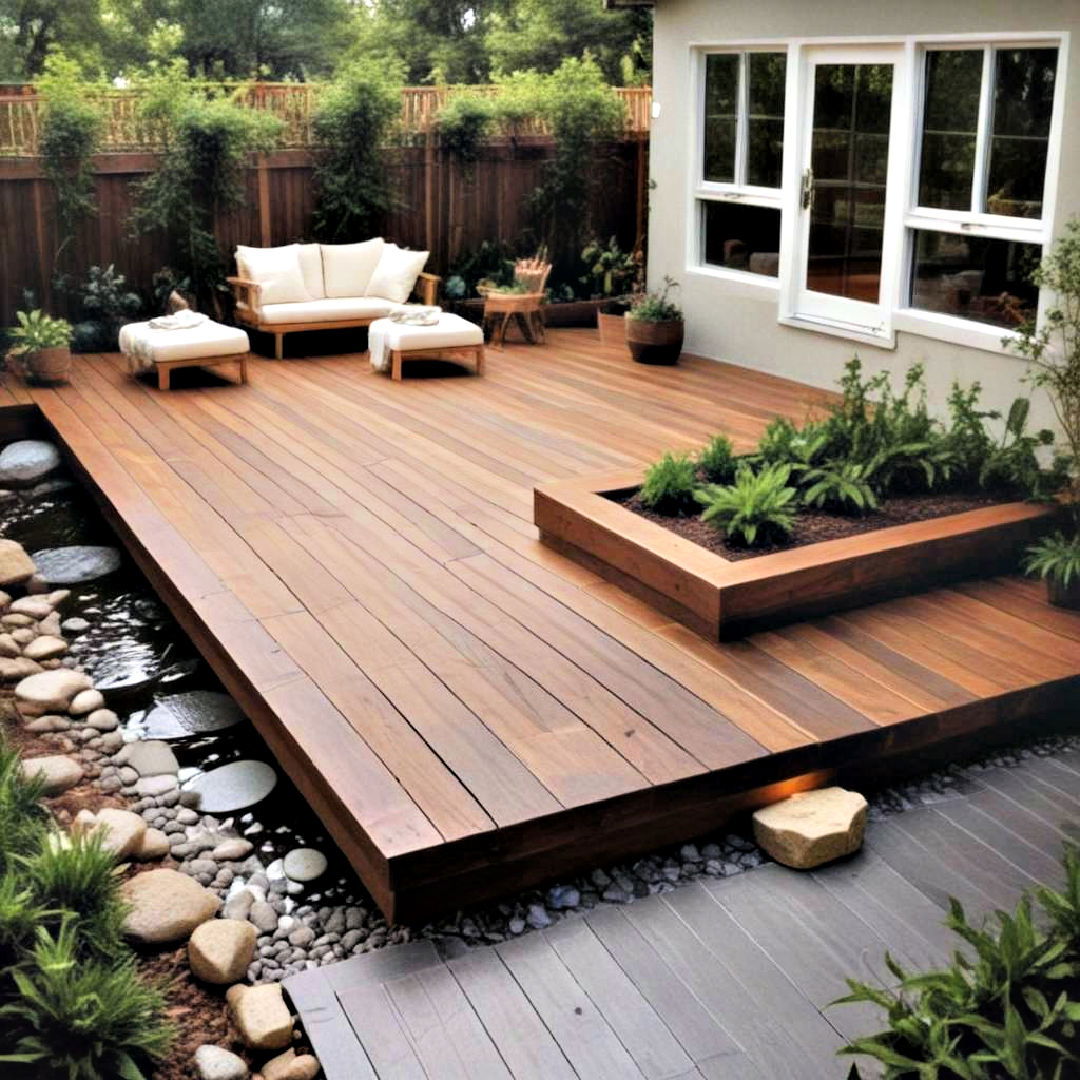 eco friendly floating deck - 20 Floating Deck Ideas