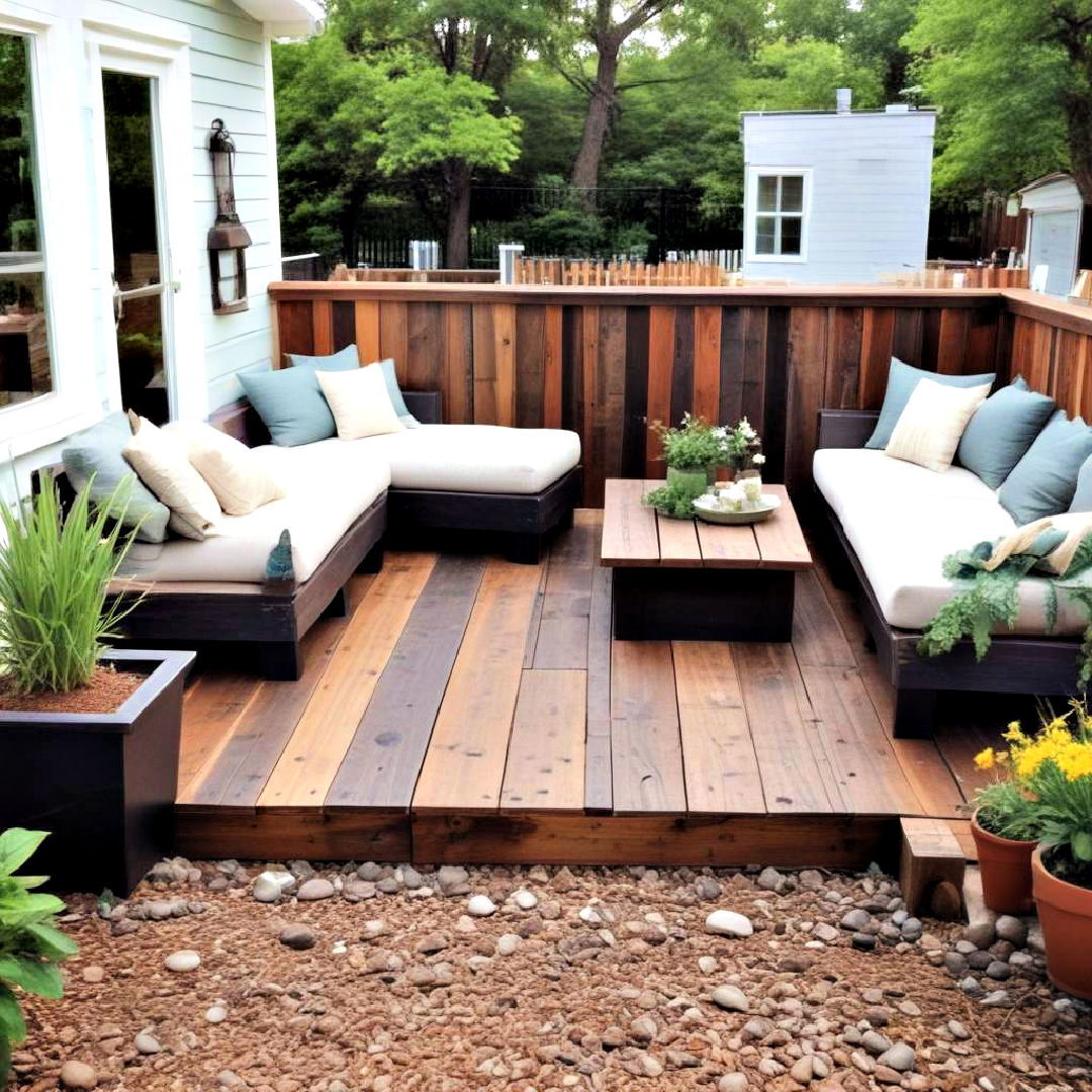 eco friendly ground level deck - 25 Ground Level Deck Ideas