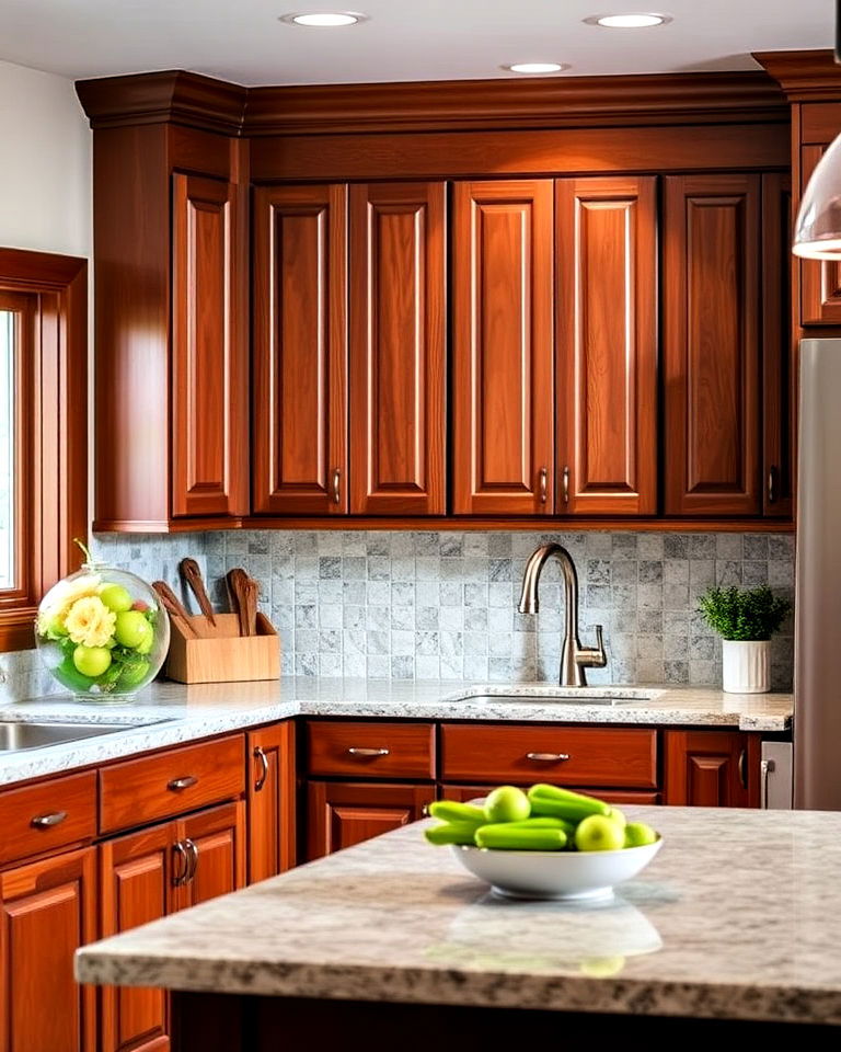 eco friendly natural cherry kitchen cabinets - 15 Natural Cherry Kitchen Cabinets