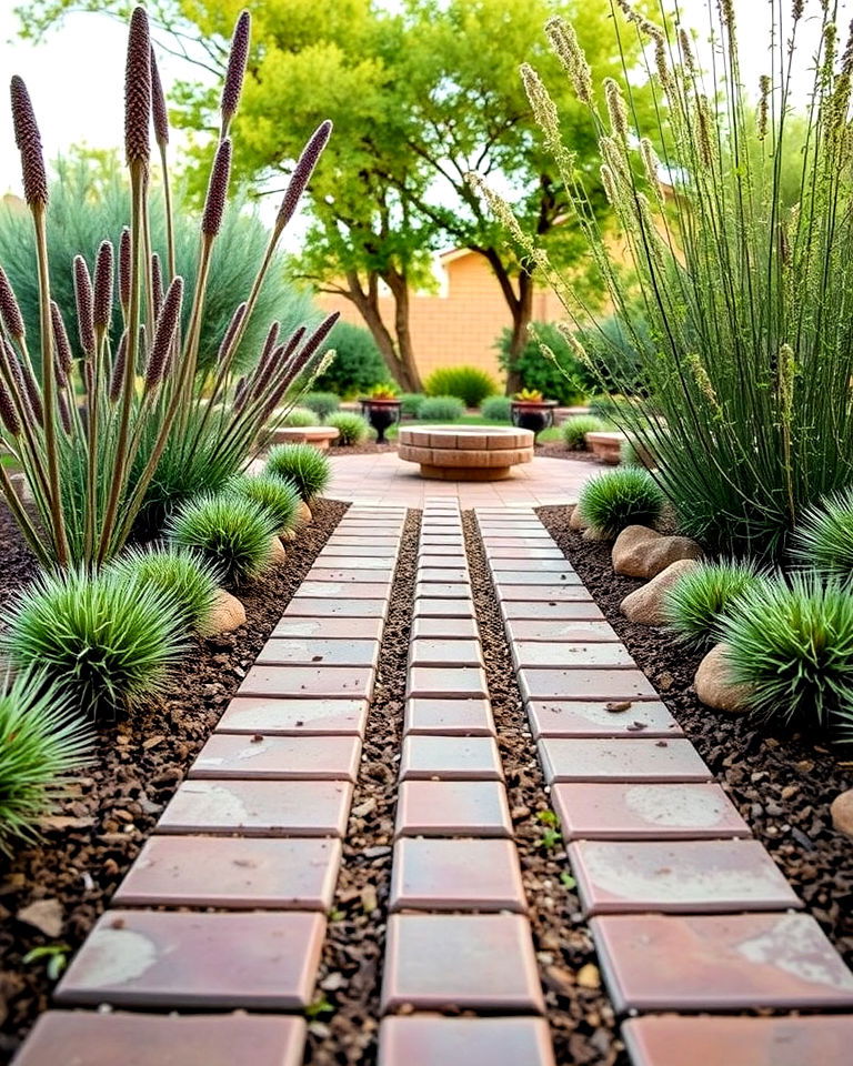 eco friendly permeable pavers - 30 Drought Tolerant Landscaping Ideas