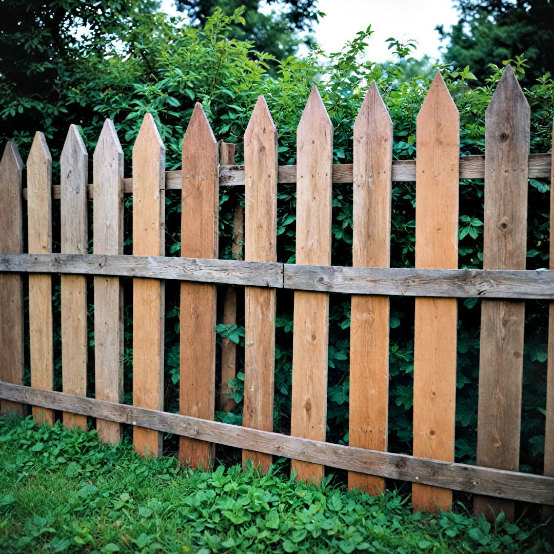 eco friendly repurposed wood garden fence - 40 Garden Fence Ideas