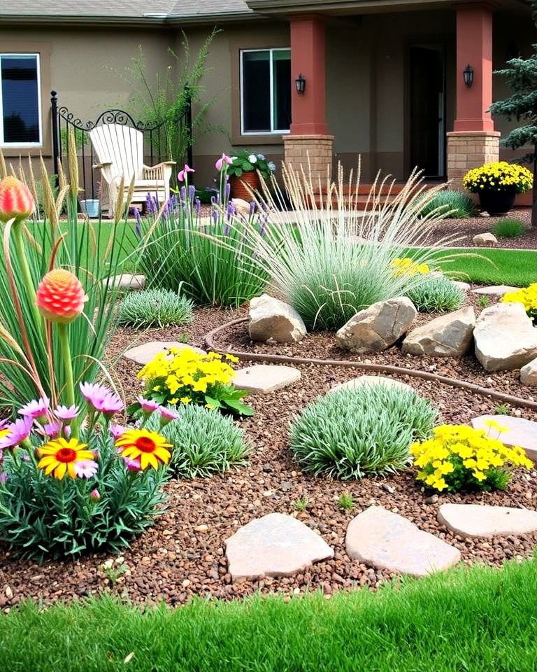 eco friendly retrofitted front yard - 30 Colorado Landscaping Ideas