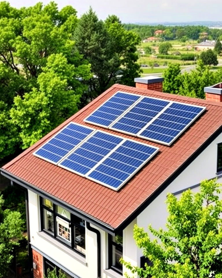 eco friendly rooftop solar panels - 30 Residential Rooftop Design Ideas