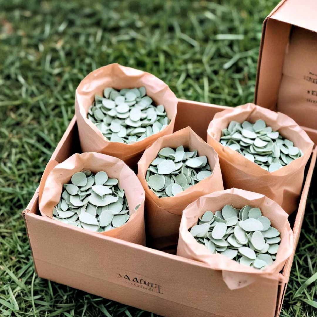 eco friendly sage green wedding exit toss - 30 Sage Green Wedding Ideas