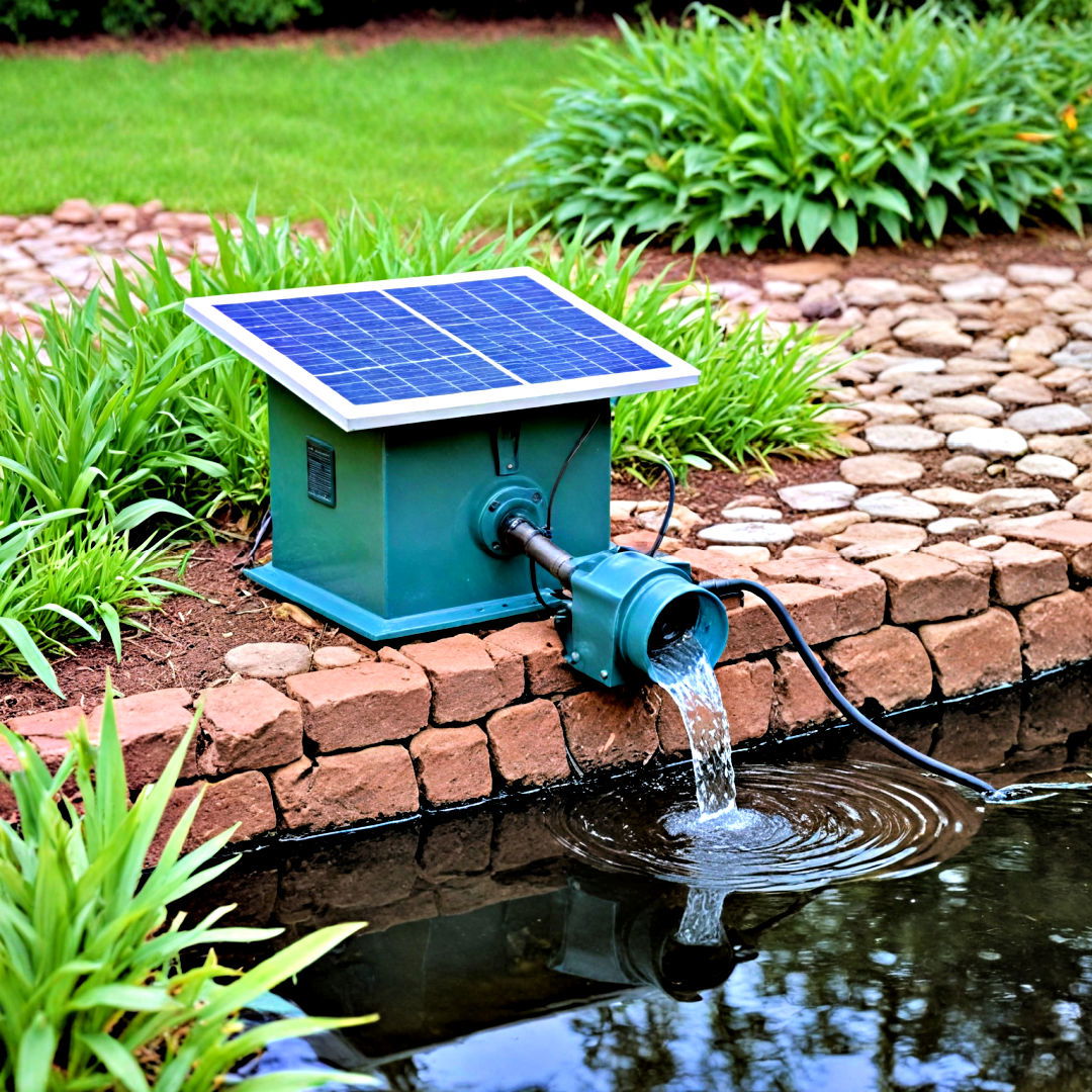 eco friendly solar pond pump - 15 Duck Pond Ideas