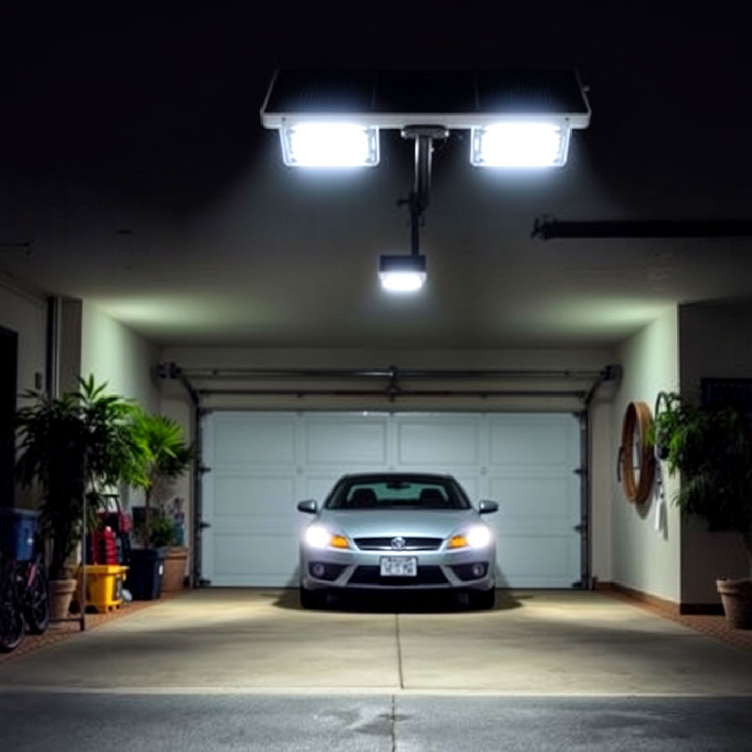 eco friendly solar powered garage lights - 15 Garage Lighting Ideas