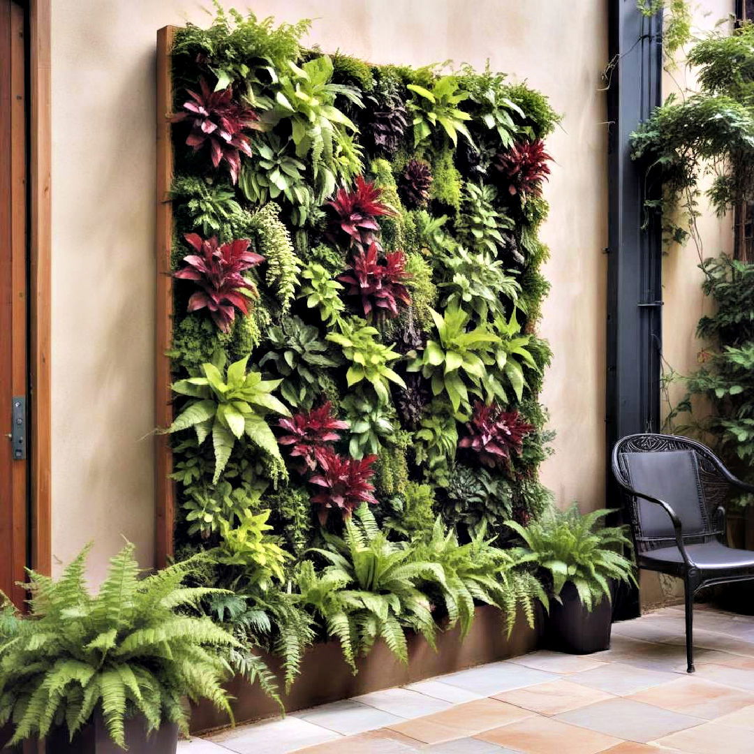 eco friendly vertical garden - 40 Backyard Ideas