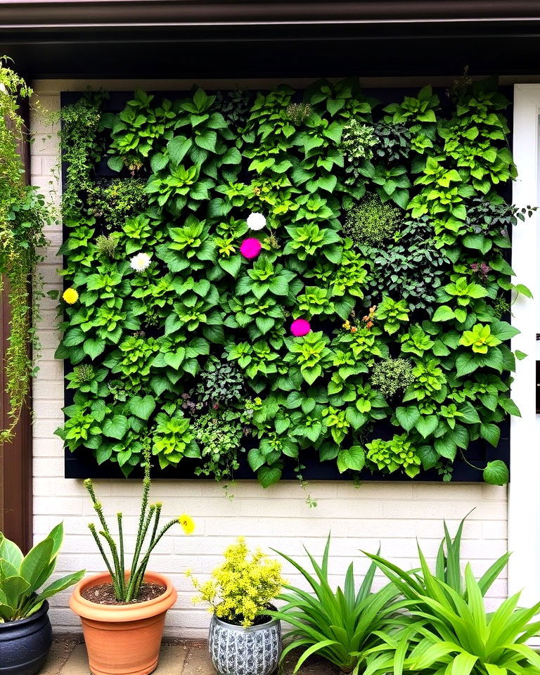 eco friendly vertical garden wall - 30 Exterior Home Remodeling and Renovation Ideas