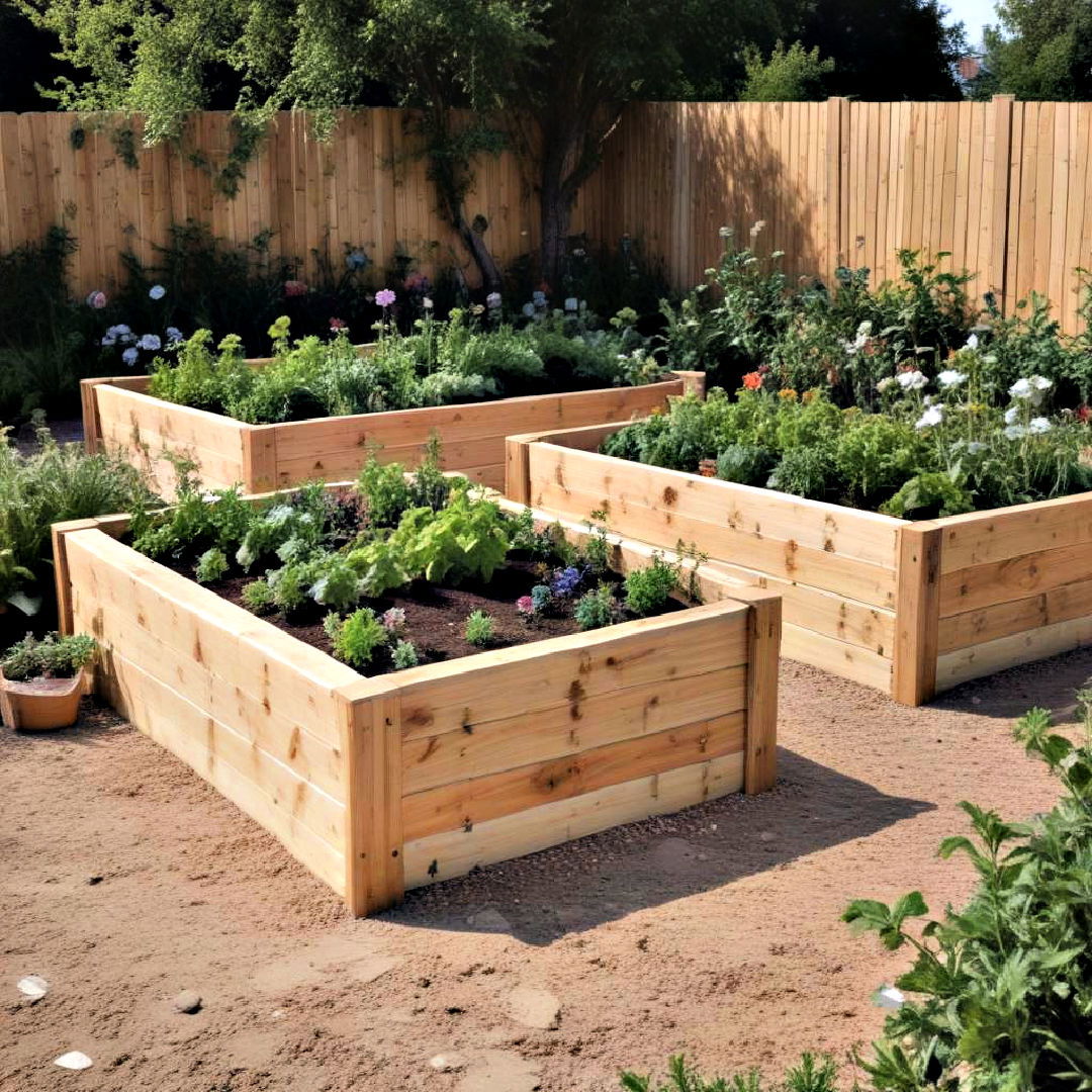 eco friendly wooden raised beds - 40 Raised Garden Bed Ideas