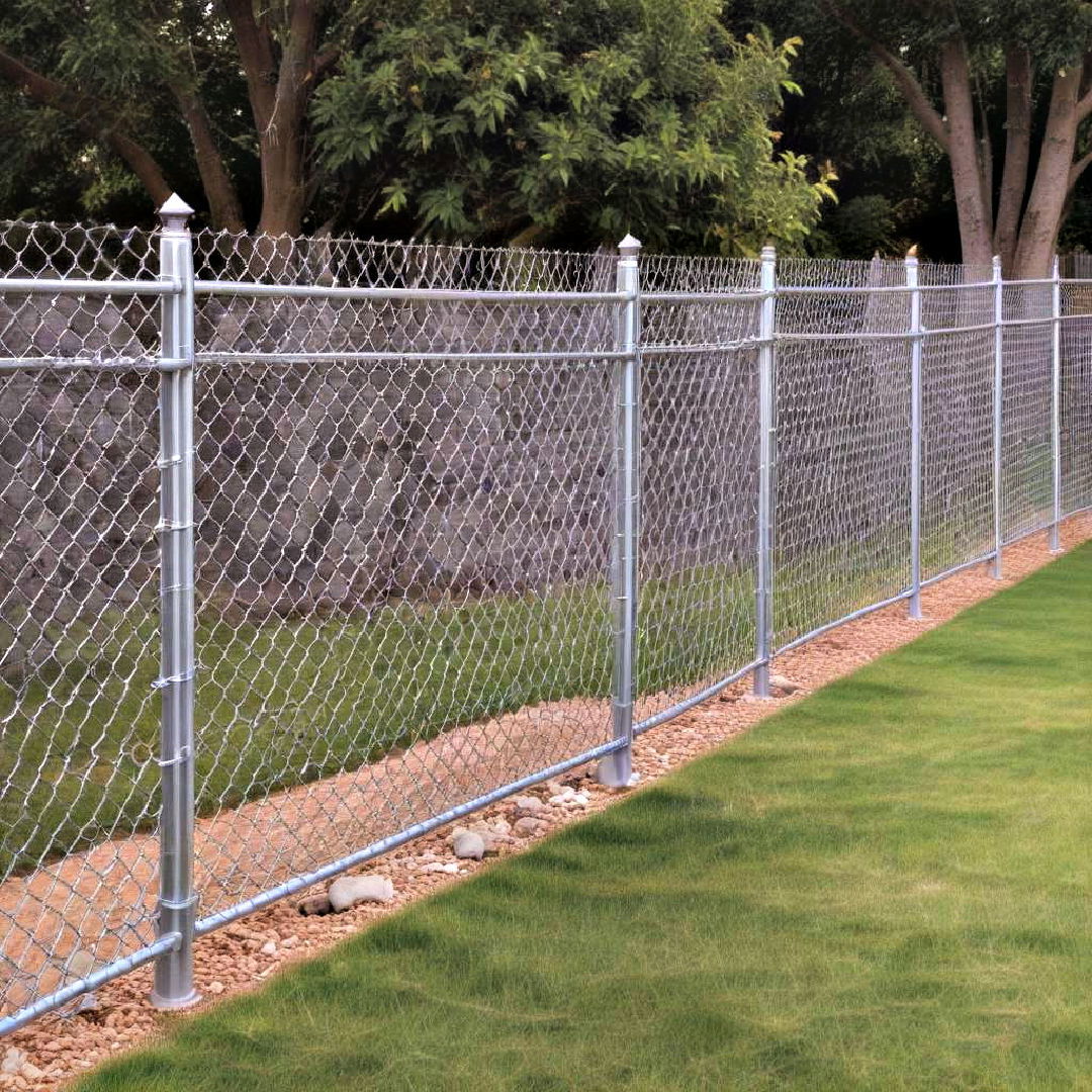 economical chain link fence - 25 Backyard Fence Ideas