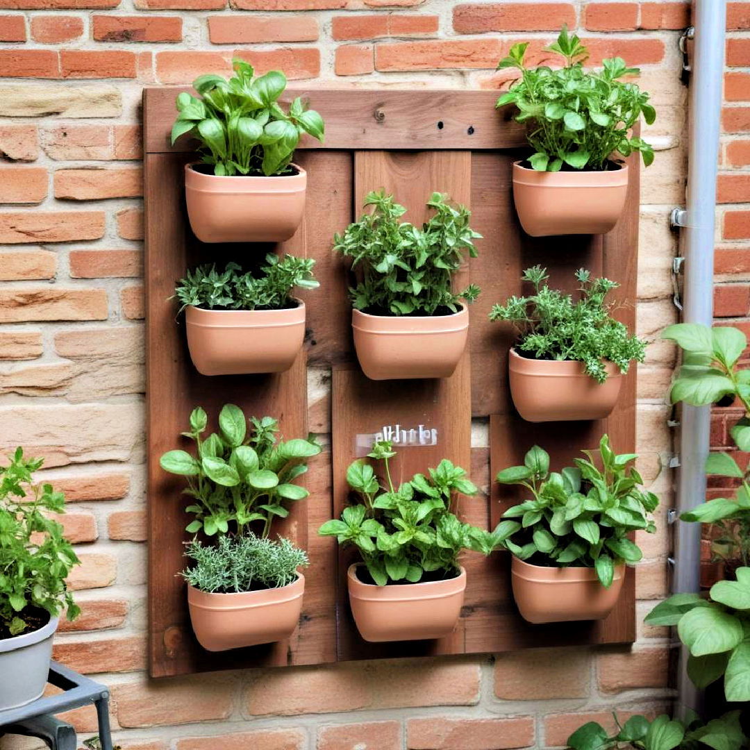 economical herb garden for small patio - 40 Small Patio Ideas on a Budget