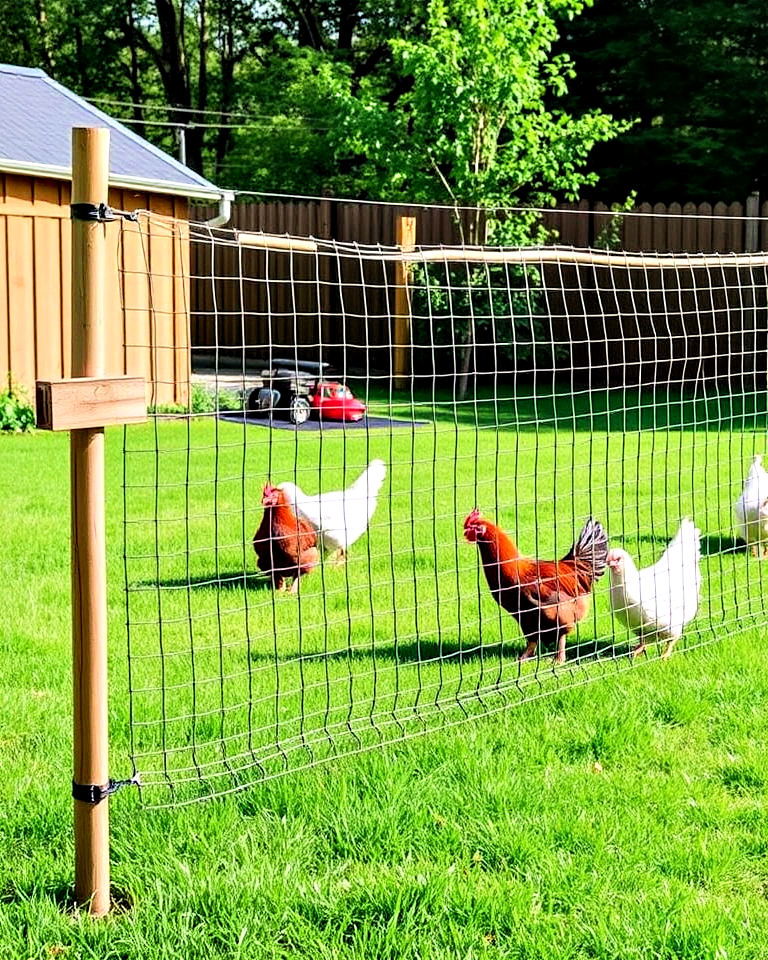 electric netting chicken fence - 25 Chicken Fence Ideas