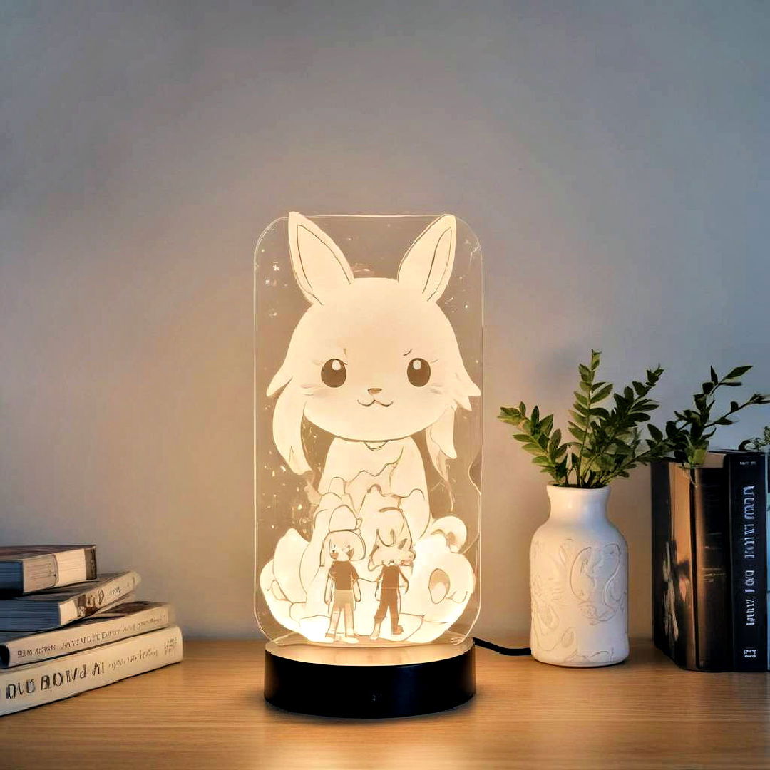 elegant anime lamp - 40 Anime Room Ideas