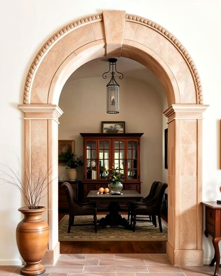 elegant arched doorway - 20 Rustic Italian Decor Ideas