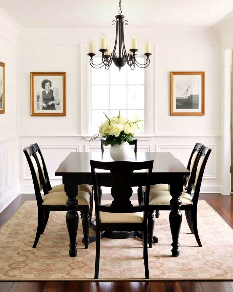elegant classic wainscoting for dining room - 25 Dining Room Wall Paneling Ideas