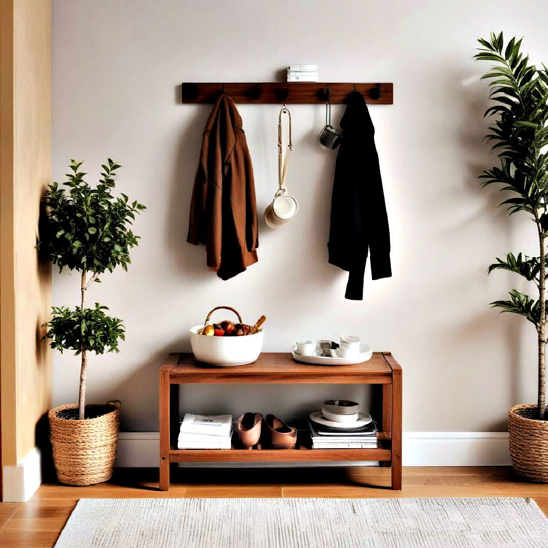 elegant coat rack - 40 Wall Decor Ideas