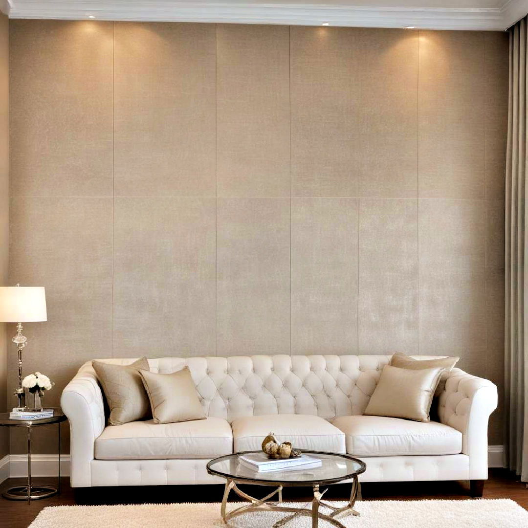 elegant fabric panels - 30 Wall Covering Ideas