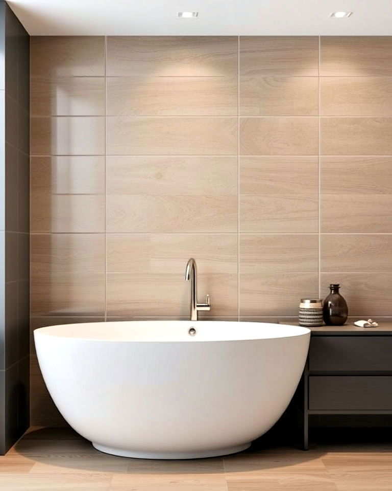 elegant finish ceramic panels - 40 Wall Paneling Ideas