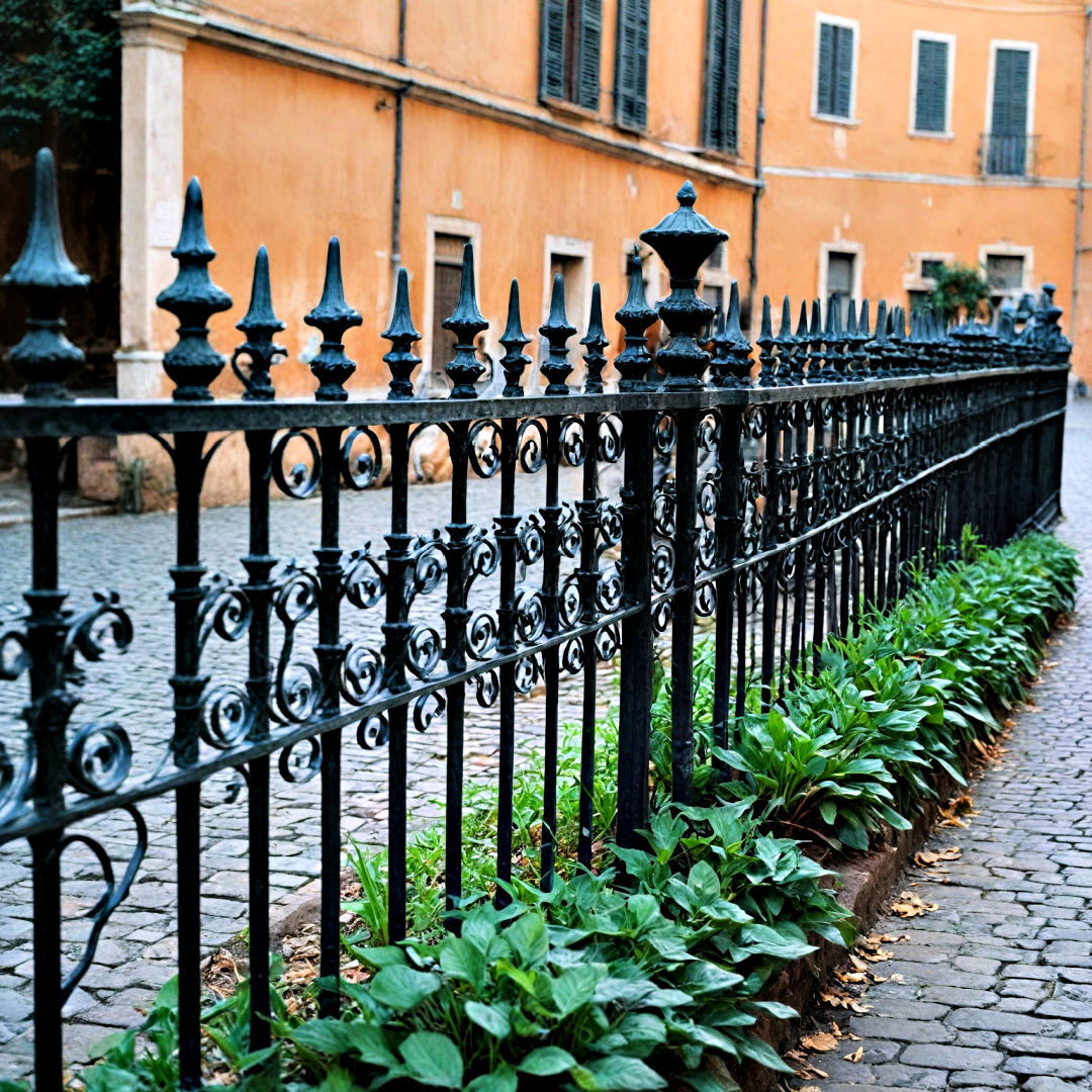elegant iron garden fence - 40 Garden Fence Ideas