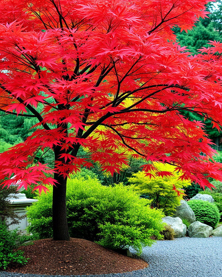 elegant japanese maple trees - 40 Japanese Garden Ideas