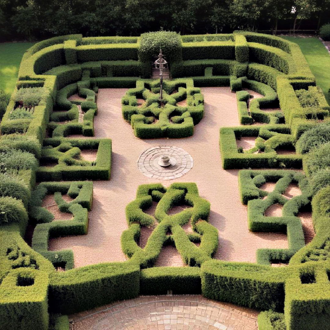 elegant knot garden - 40 English Garden Design Ideas