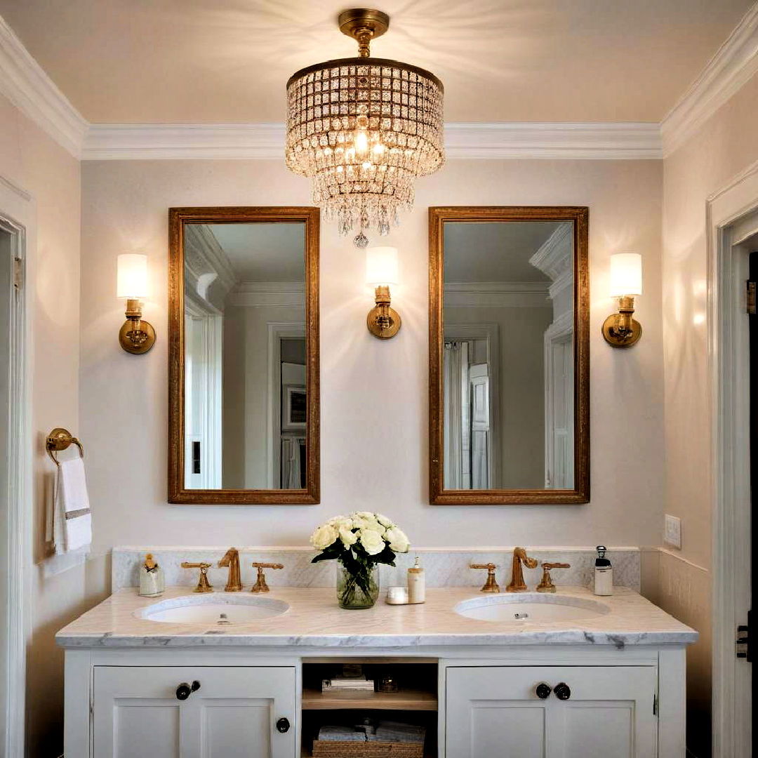 elegant lighting - 40 Bathroom Design Ideas