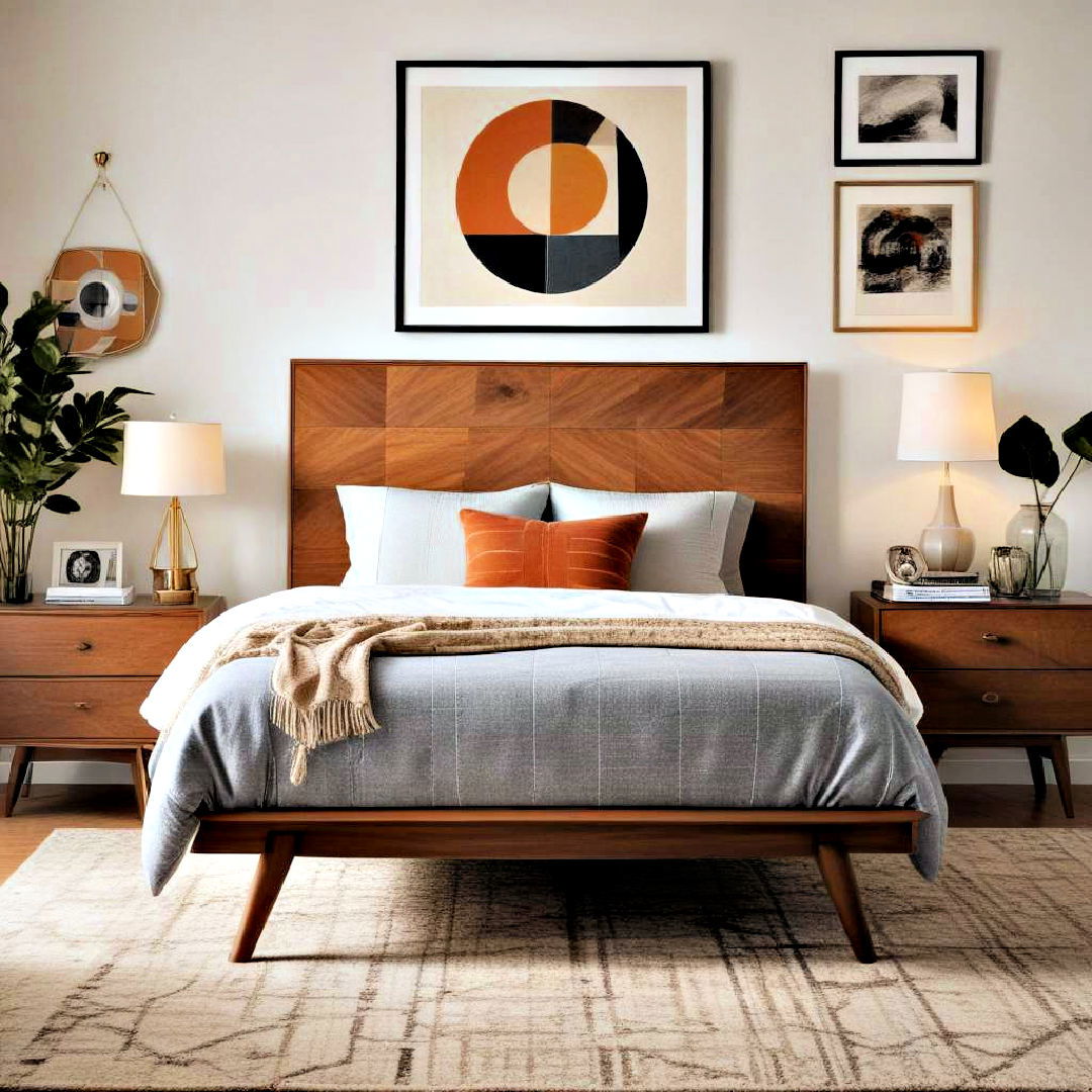 elegant mid century decor - 40 Modern Bedroom Ideas