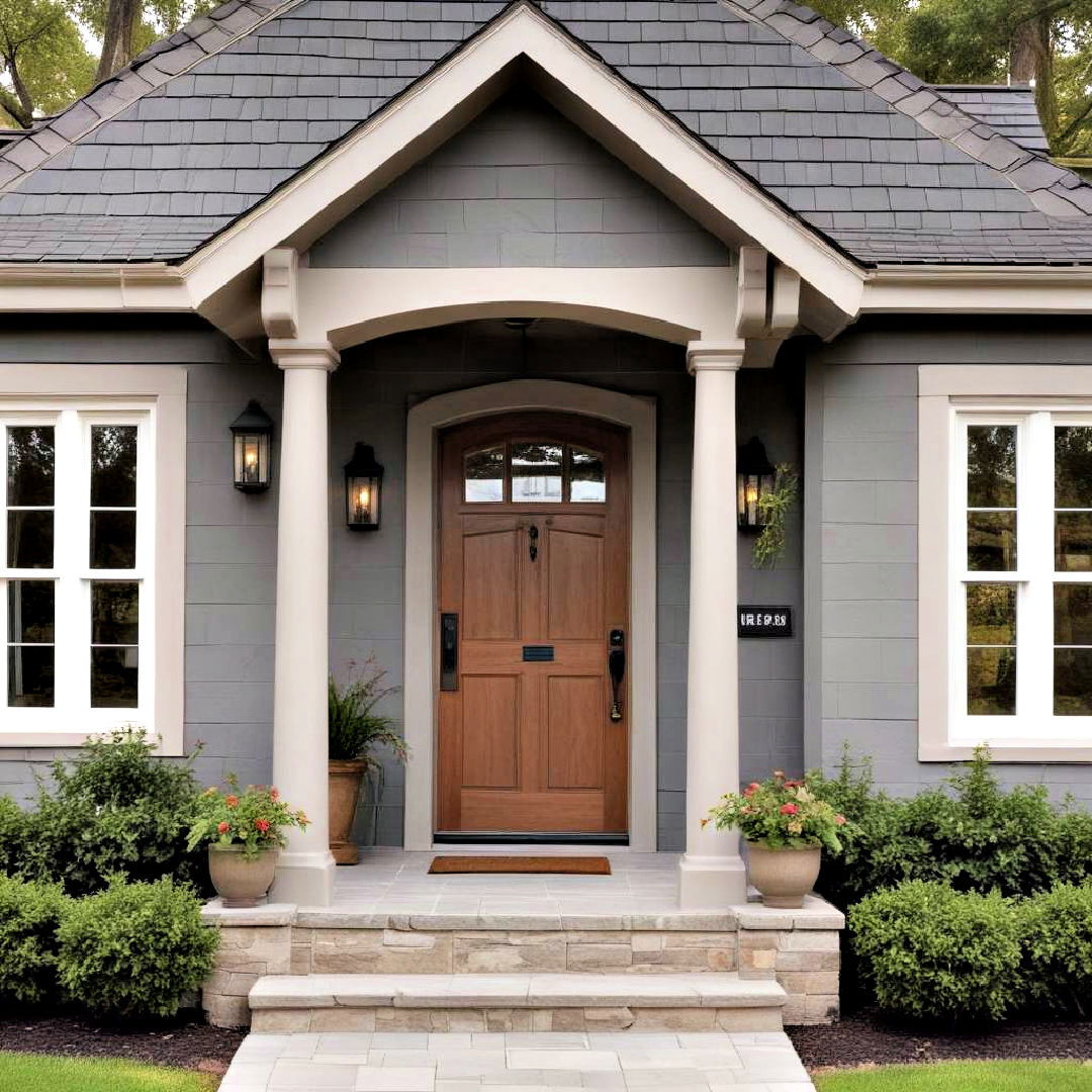 elegant mineral gray exterior house paint - 40 Gray Exterior House Paint Ideas