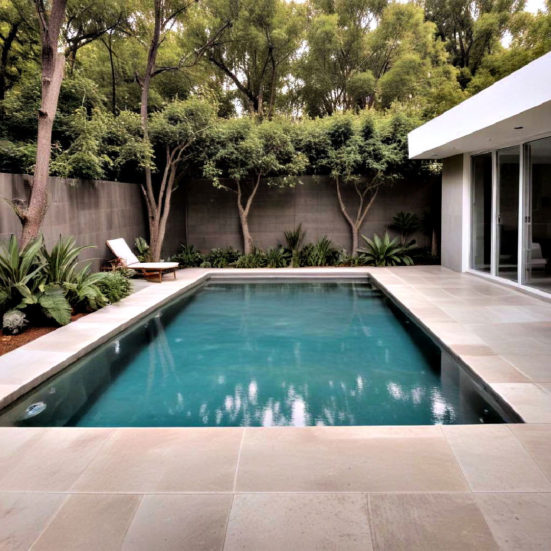 elegant minimalist pool - 40 Backyard Pool Ideas