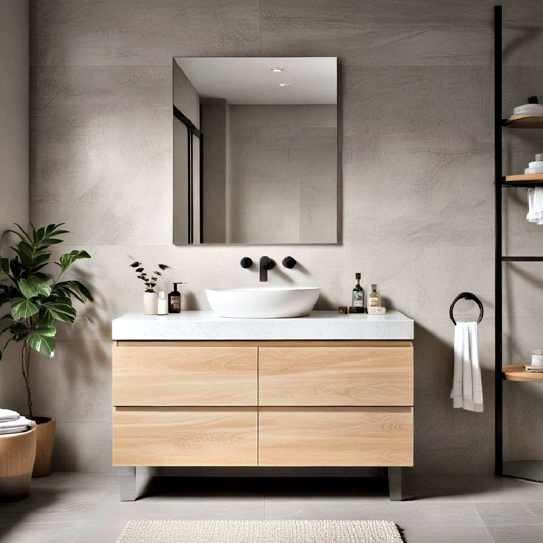 elegant minimalist vanity - 40 Bathroom Vanity Ideas
