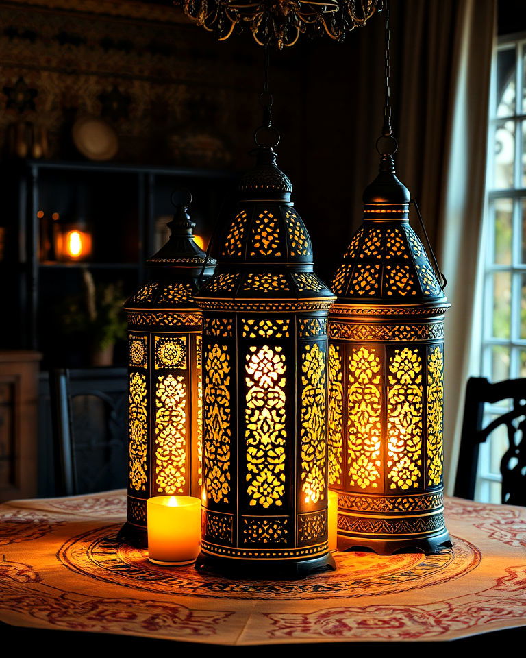 elegant moroccan style lanterns - 30 Lantern Decor Ideas