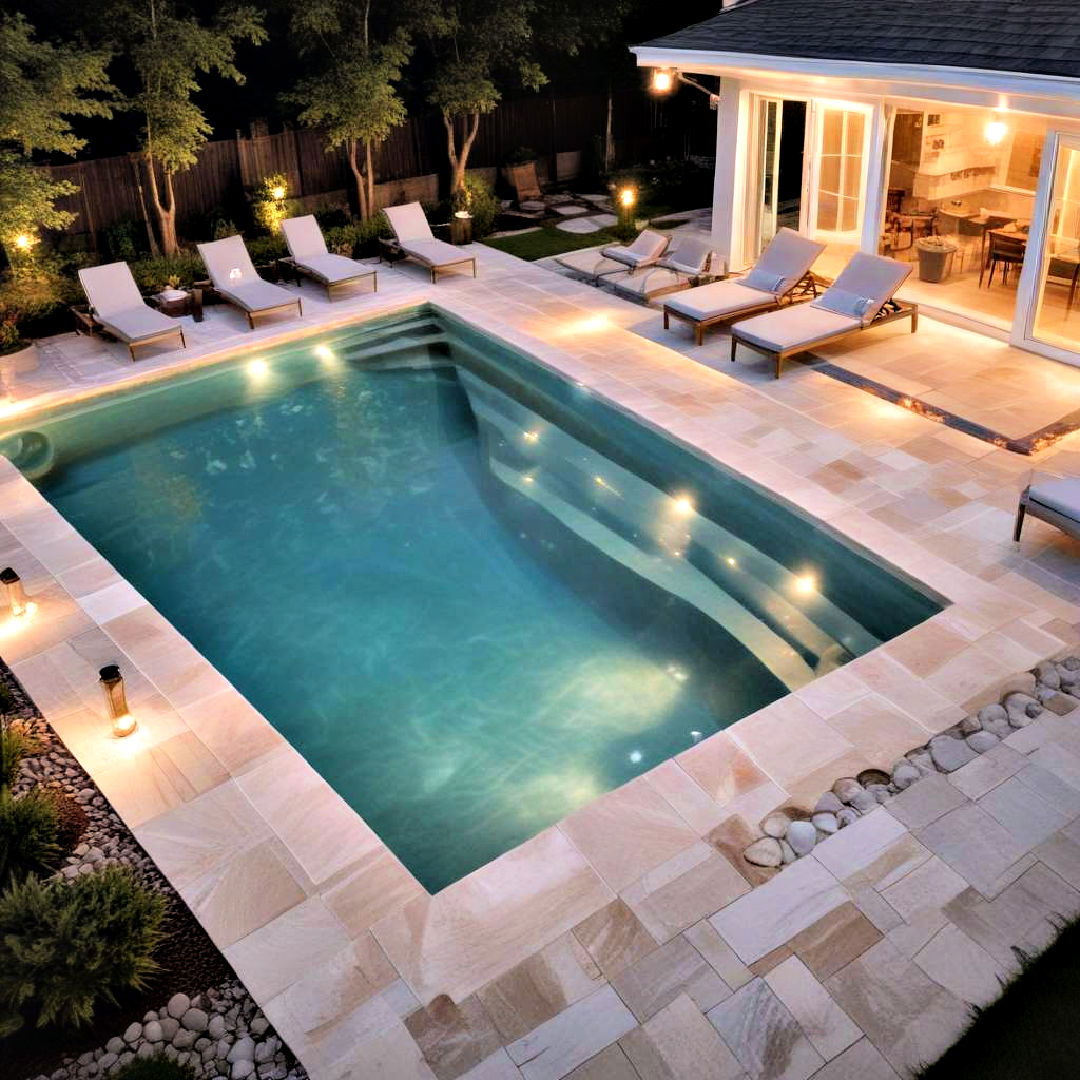 elegant rectangular pool - 40 Backyard Pool Ideas