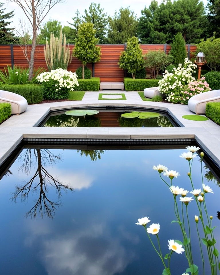 elegant reflective garden retreat - 40 Beautiful Gardens