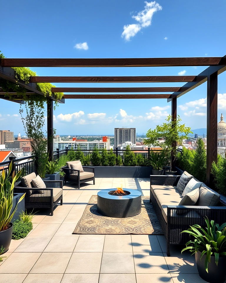elegant rooftop luxury garden - 30 Luxury Garden Design Ideas