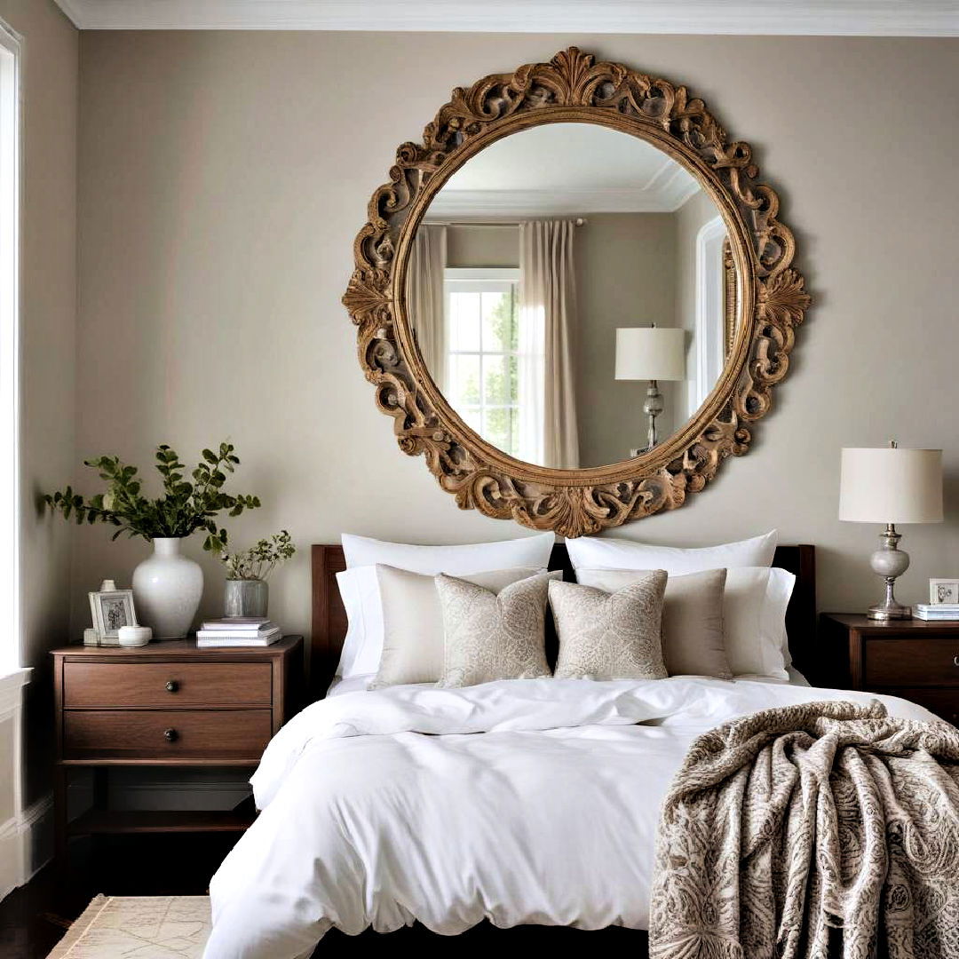 elegant statement mirror - 15 Bedroom Mirror Ideas