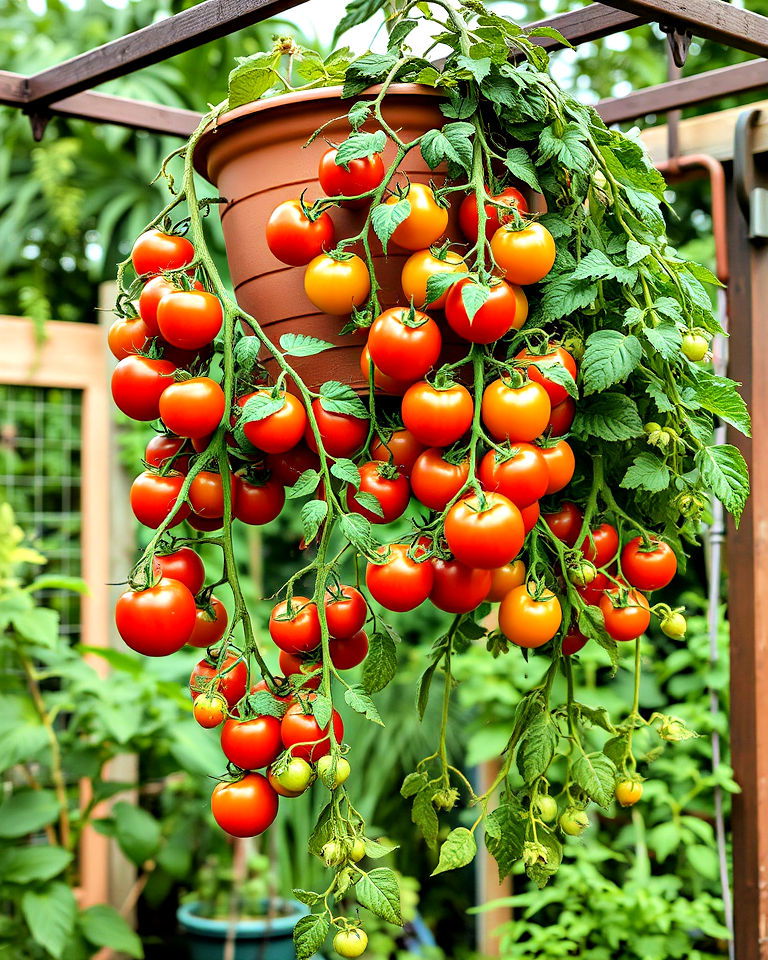 elegant upside down tomato trellis - 30 Tomato Trellis Ideas