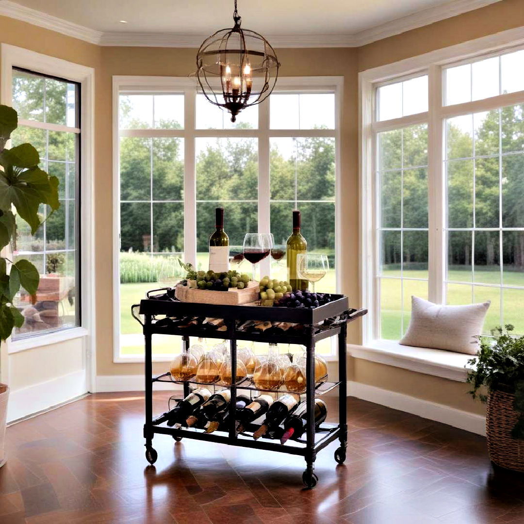 elegant wine tasting room - 30 Sunroom Ideas