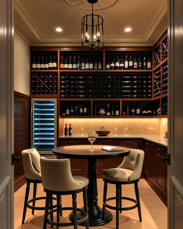 elegant wine tasting room - 30 Rec Room Ideas