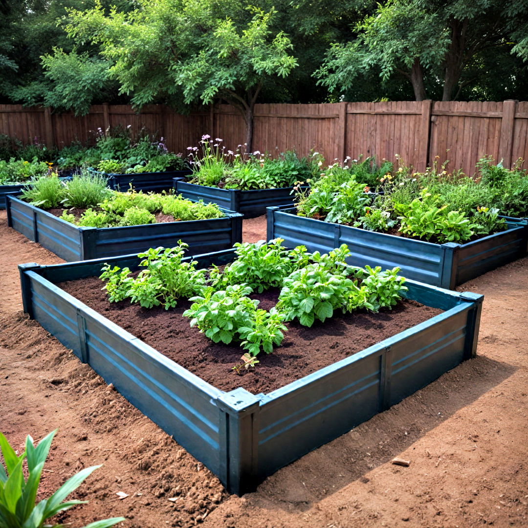 elevated plastic bed - 25 Inexpensive Raised Garden Bed Ideas