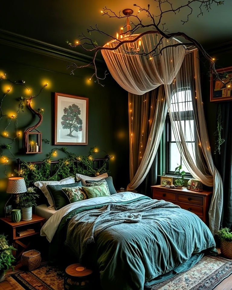 enchanted forest bedroom design - 20 Fantasy Bedroom Ideas