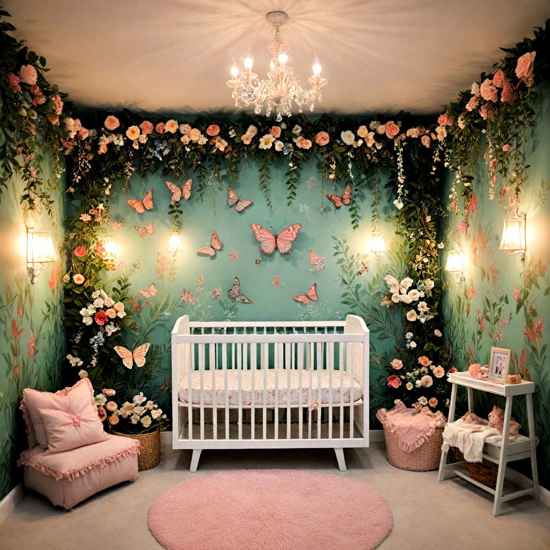 enchanted garden theme - 40 Nursery Ideas