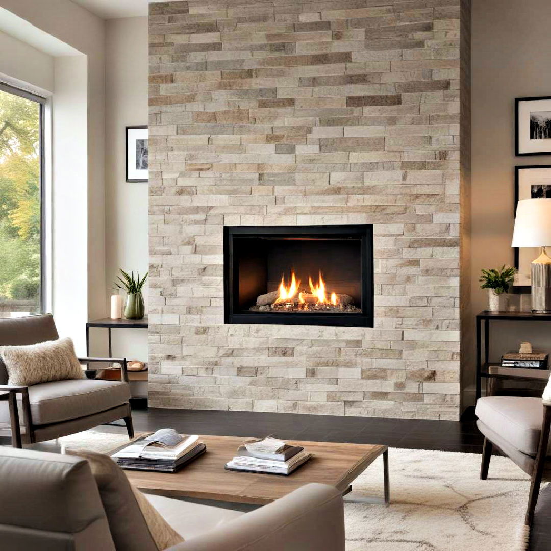 energy efficient built in gas fireplace - 40 Modern Fireplace Ideas